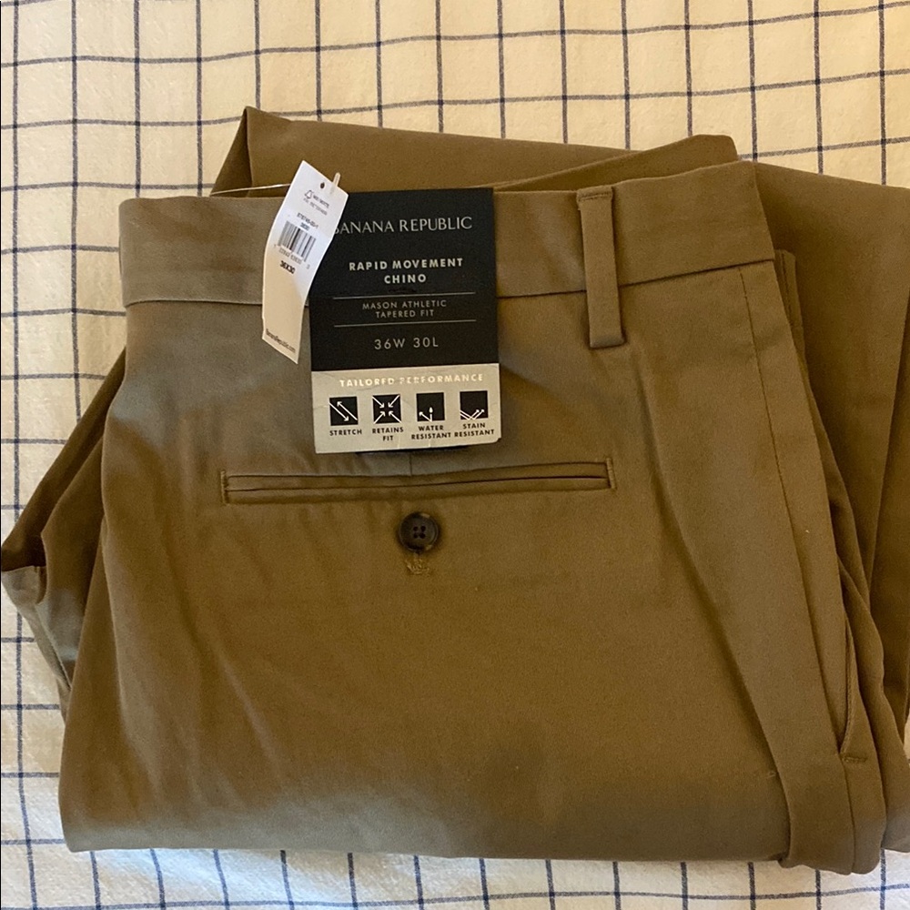 Banana Republic Tan Chinos Classic Style